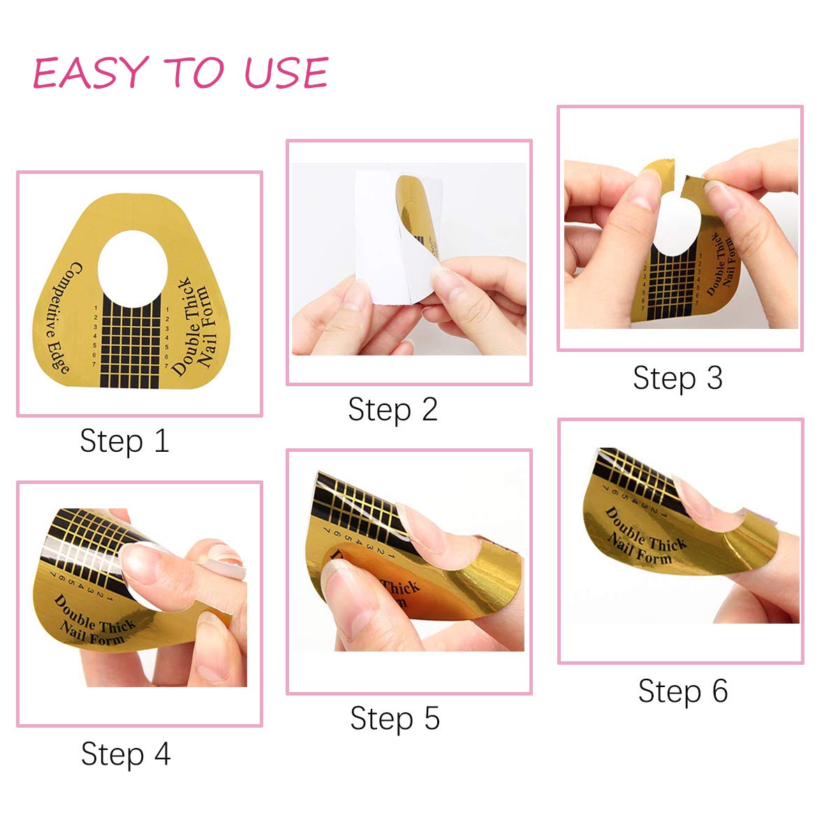 Treamlyn extensión de uñas con gel en formas para resultados duraderos.