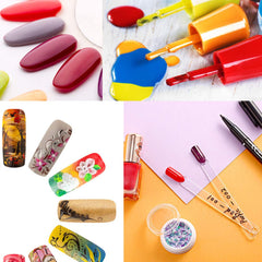 Organizador de palitos muestra uñas de Treamlyn para ordenar colores