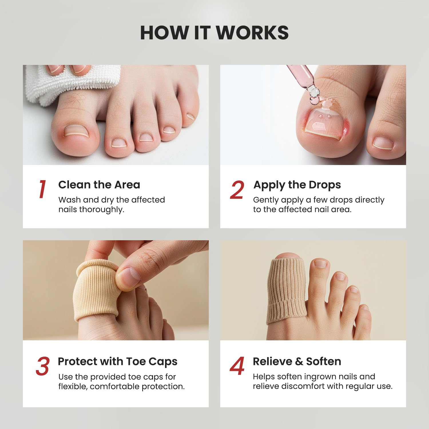 Protección y cuidado suave con tapas de gel de silicona de Treatonic.