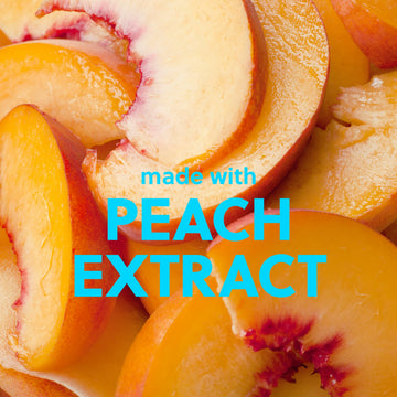 Tree Hut Peach Sorbet uso para afeitado, preparando la piel.