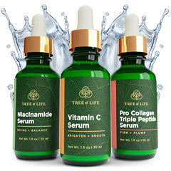 Sérum Vitamina C de Tree of Life Beauty para iluminar la piel.