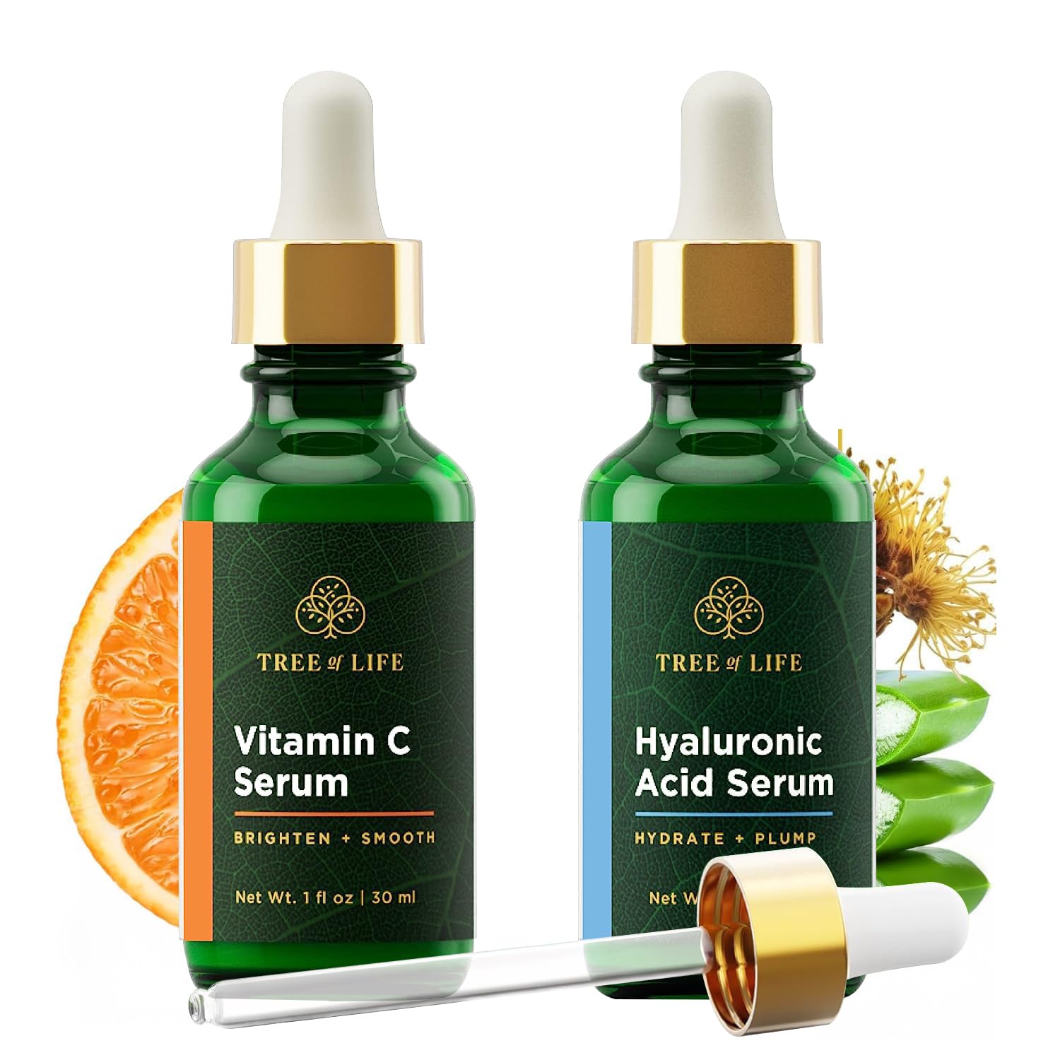 Tree of Life Beauty Suero de Vitamina C, brillo natural para tono uniforme.
