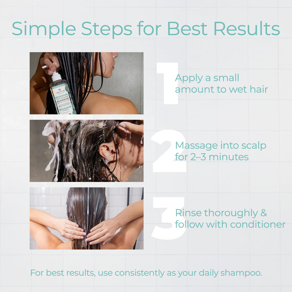 Tree to Tub Biotin Shampoo con aloe vera para hidratación suave