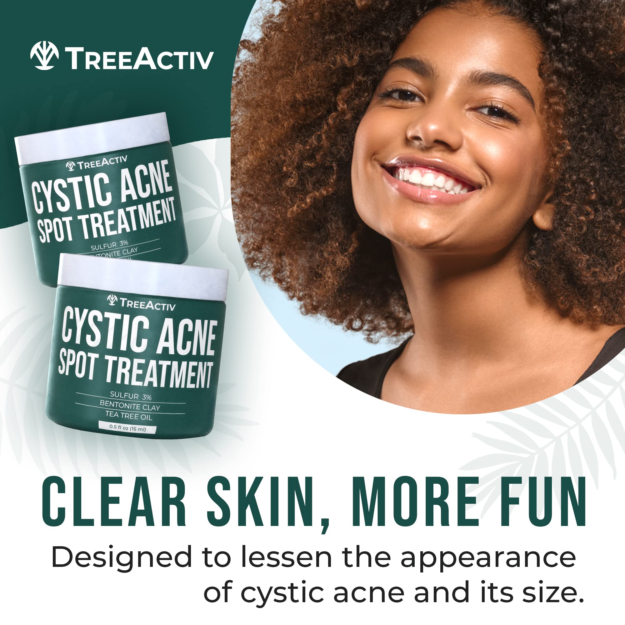 TreeActiv envase 0,5oz compacto para uso diario