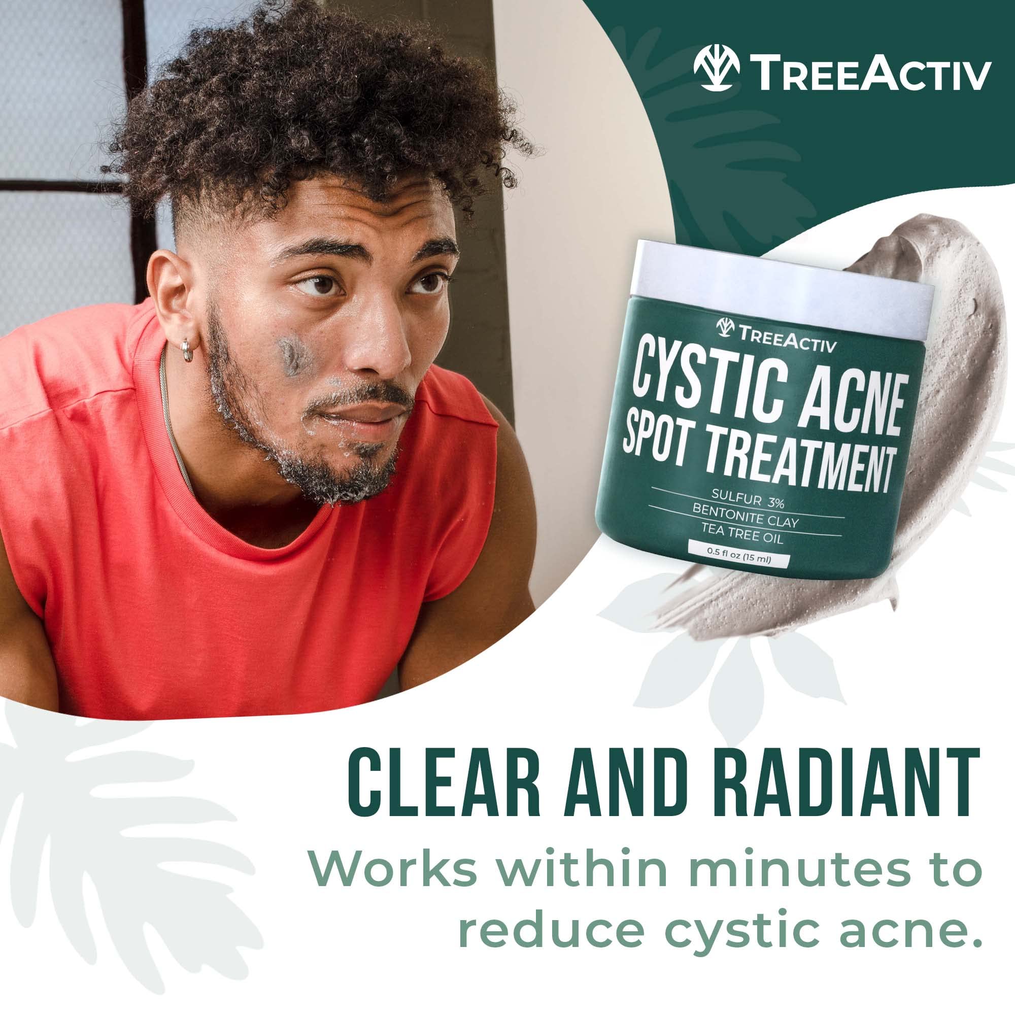 TreeActiv kit rutina 5 pasos para el cuidado del acné