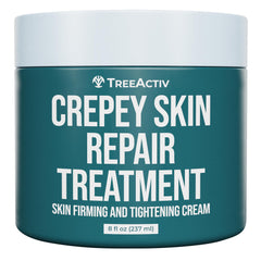 Crème TreeActiv réparatrice pour peau crepée — bouteille hydratation longue durée.