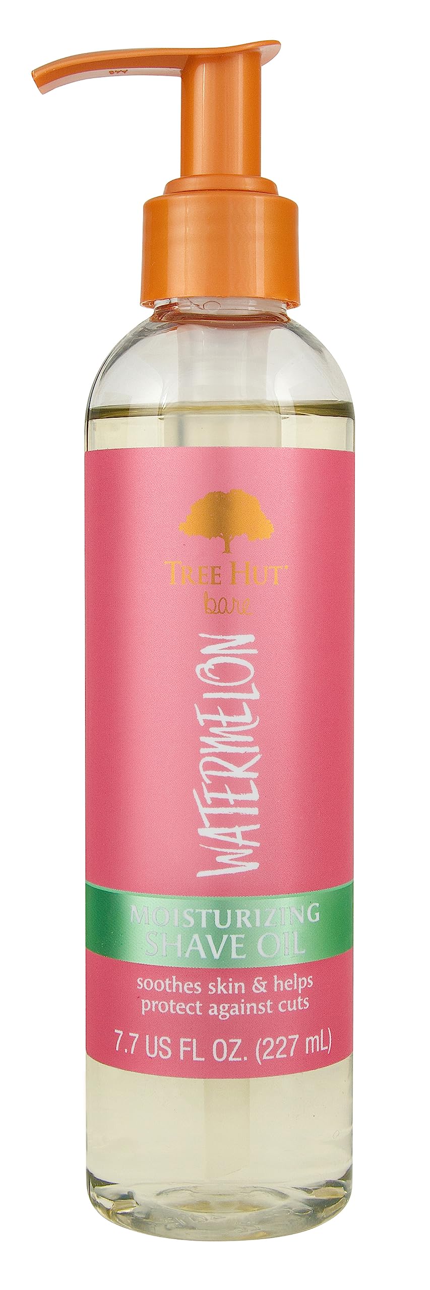 Tree Hut aceite para afeitar melón-agua en botella, hidrata durante el afeitado.
