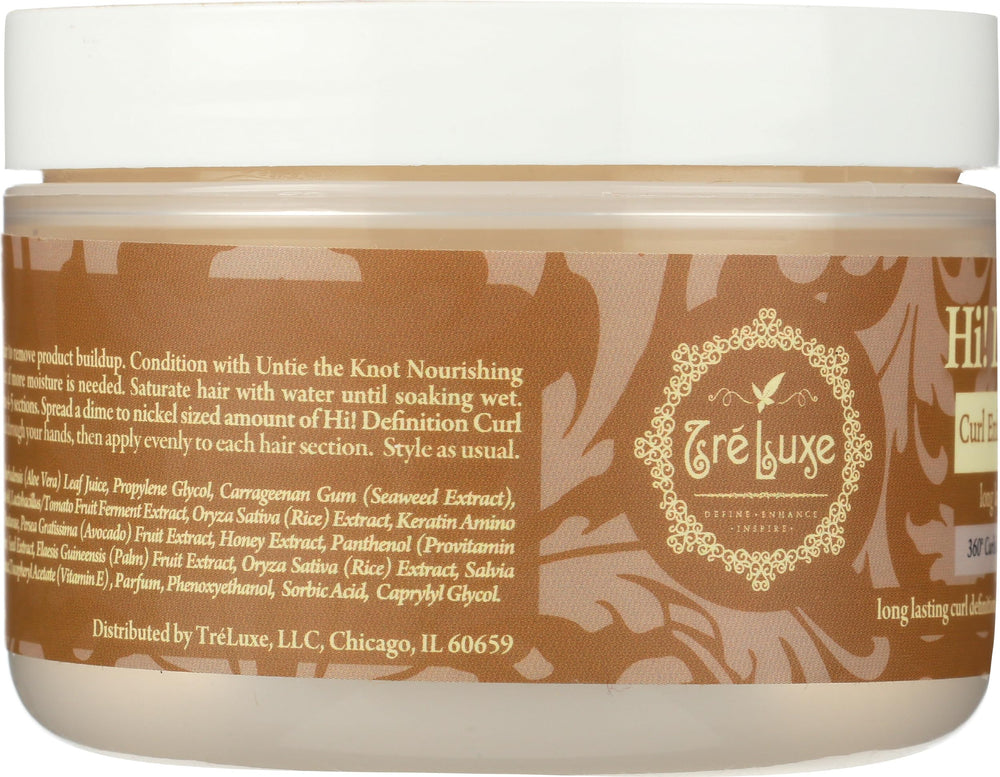 TRELUXE Control del frizz con gel para rizos controlados.