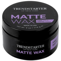 TRENDSTARTER CERA MATE, bote de 4oz, fijación firme para todo tipo de cabello.