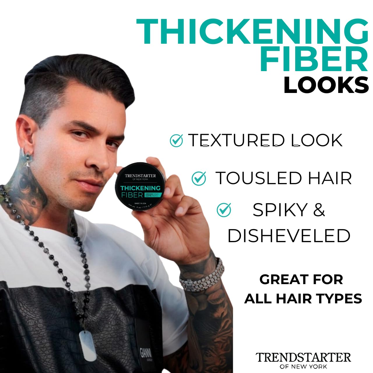 TRENDSTARTER conjunto de muestras fibra engrosante: textura y movimiento