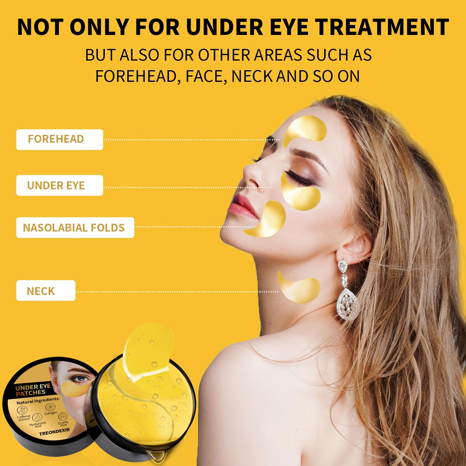 Treondexir collagen caffeine ingredients highlight nourishing, peptide-rich formula.