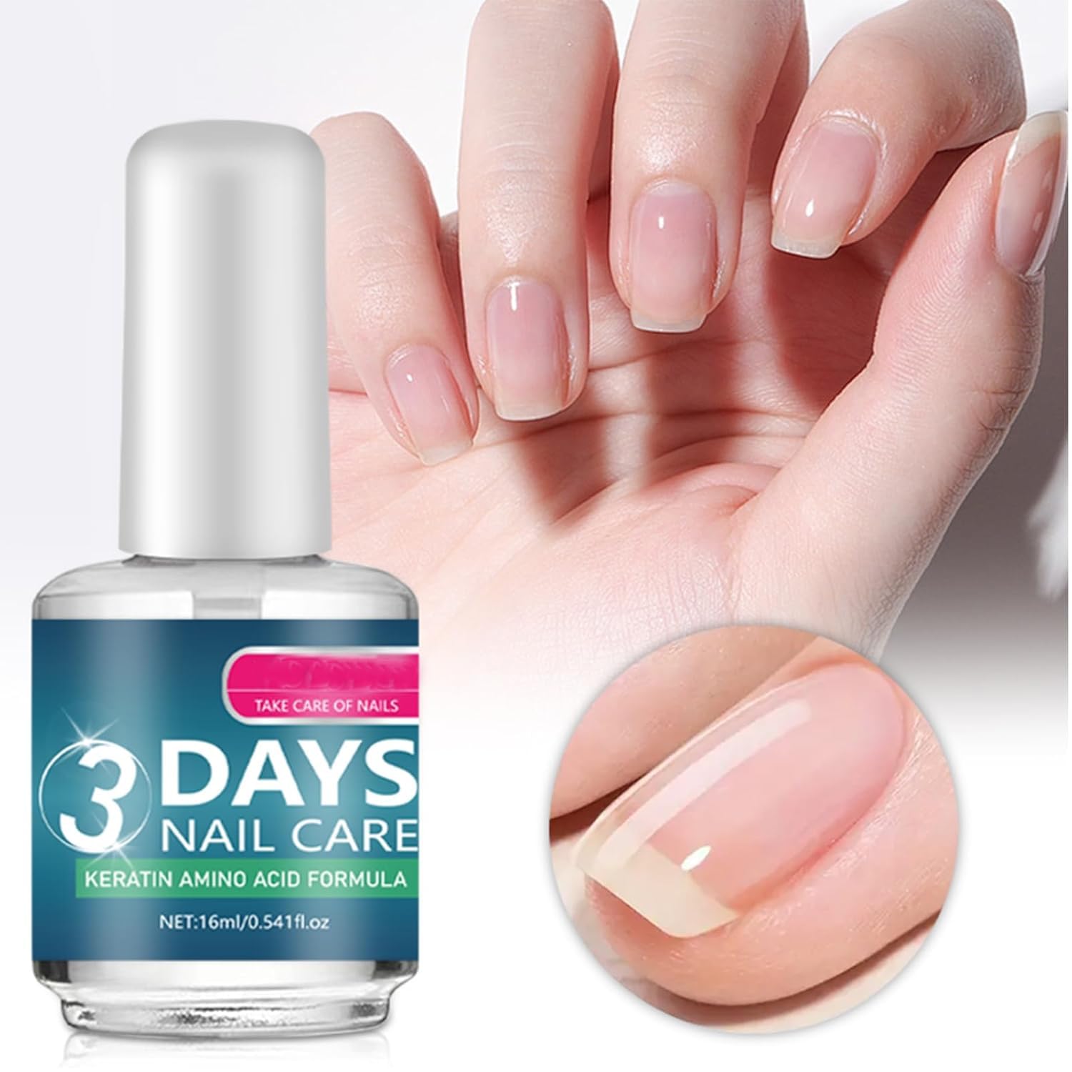 3 Days Nail Care brillo suave y uñas más lisas tras usar el aceite