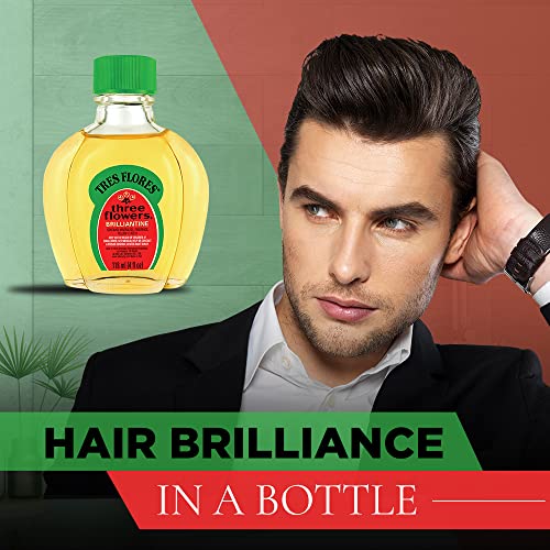 Tres Flores Brillantina deja brillo natural en el cabello.