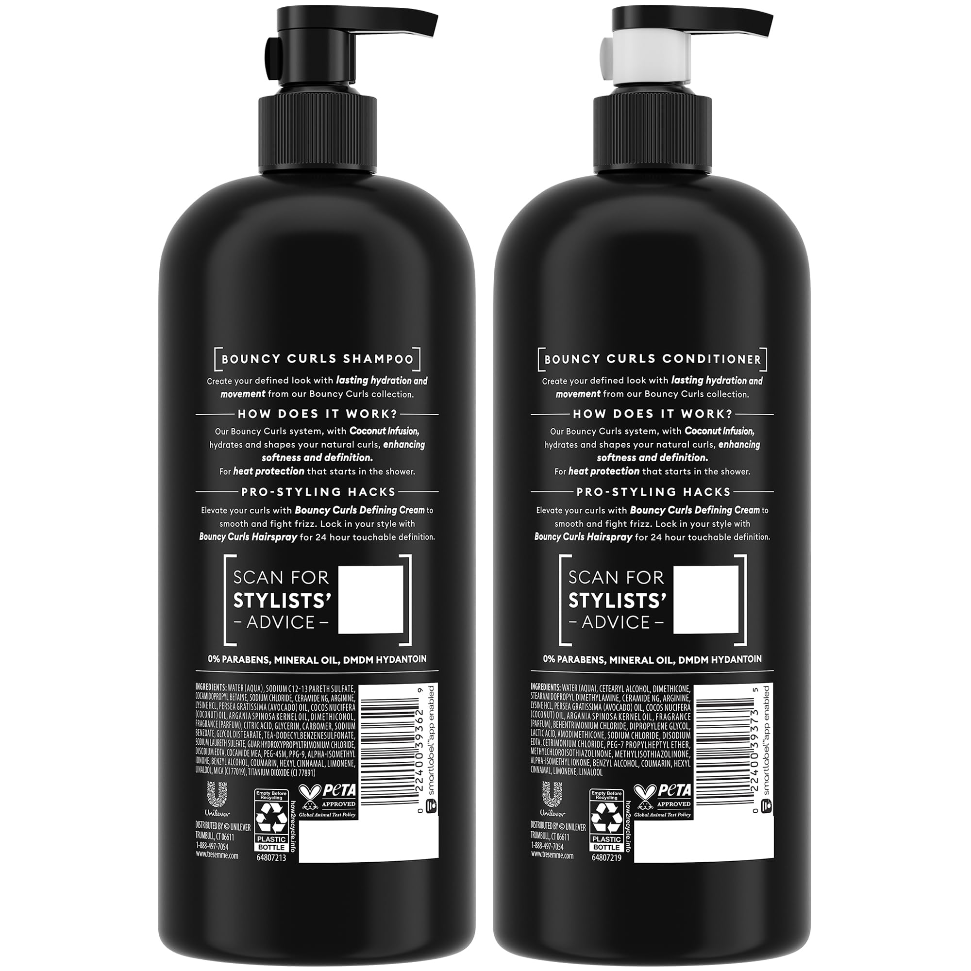 Après-shampoing TRESemmé Bouncy Curls démêlant et défini les boucles
