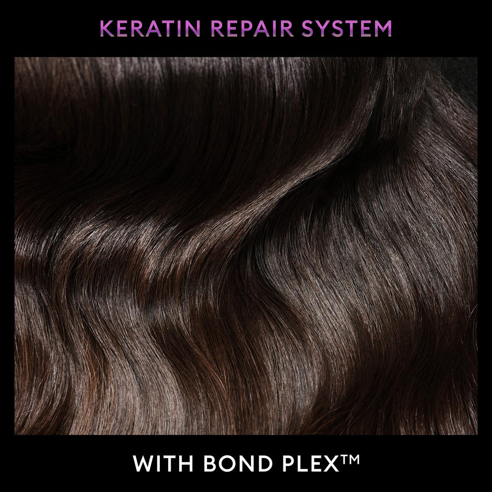 Enjuague con agua fría ayuda a sellar la cutícula, TRESemmé Keratin Repair.