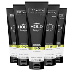Gel TRESemmé con vitamina B5 en envase de 9 onzas para definición de peinado.