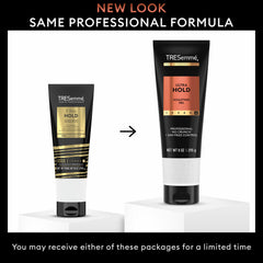 Control del frizz 24 horas con Gel Ultra Hold de TRESemmé para cabello definido.