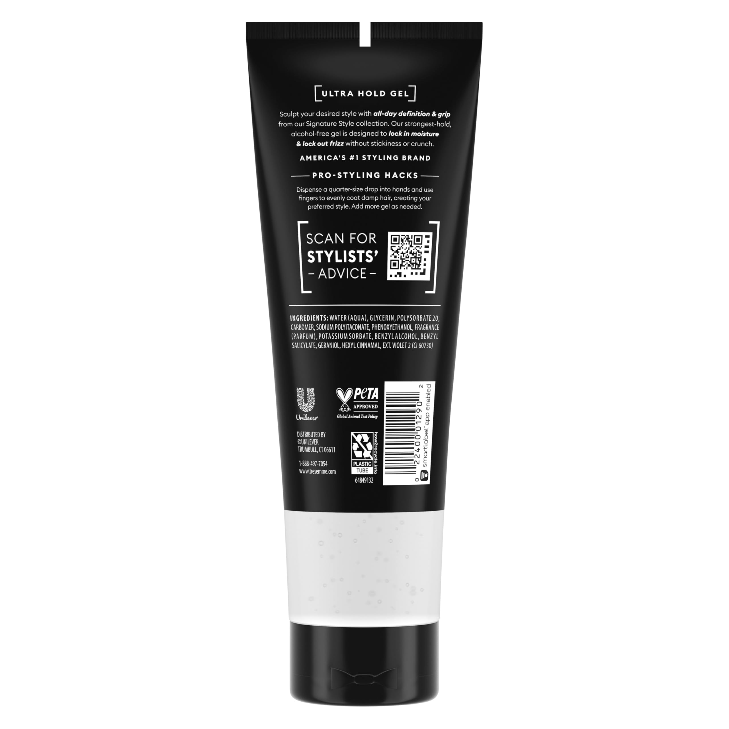 Definición diaria y control de peinado con TRESemmé Gel Ultra Hold.
