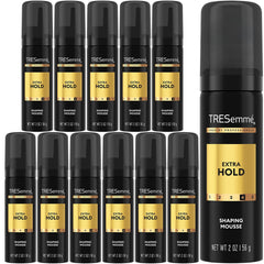 Mousse extra hold de TRESemmé: pack de viaje con 12 mini frascos
