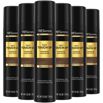 TRESemmé Retoque de Raíz Marrón Claro: spray eficiente para cubrir raíces visibles en segundos.