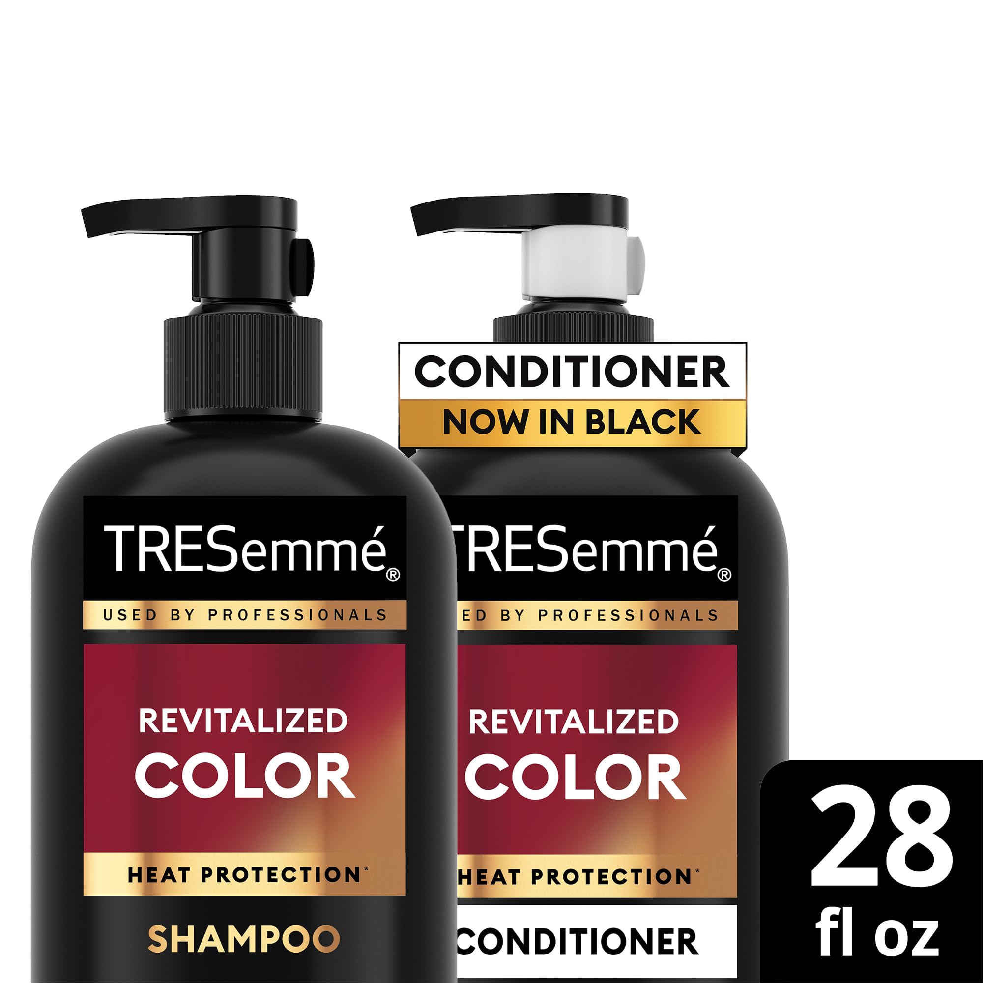 TRESemmé rutina de color diaria para cabello cuidado y brillo.
