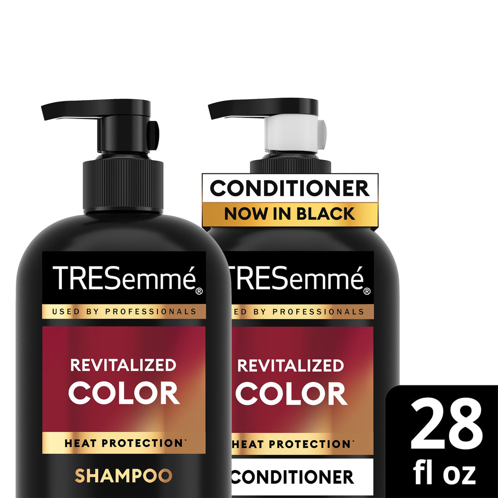 TRESemmé rutina de color diaria para cabello cuidado y brillo.