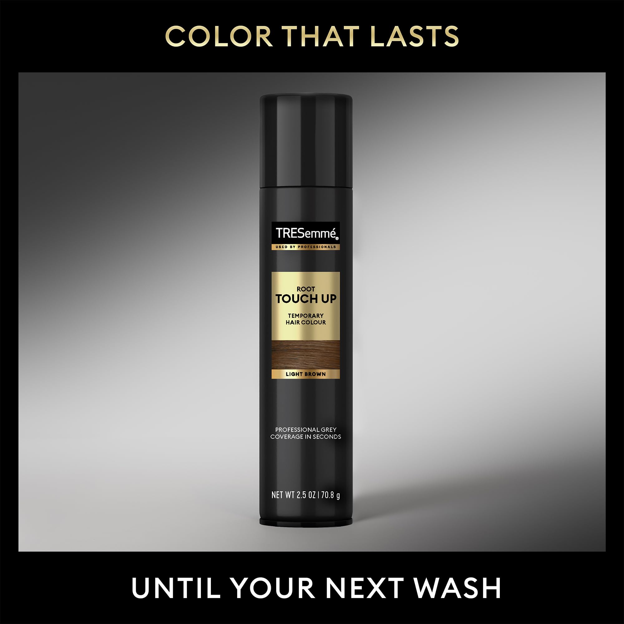 TRESemmé Tono Natural Raíz Marrón Claro: uso versátil para cabello claro.