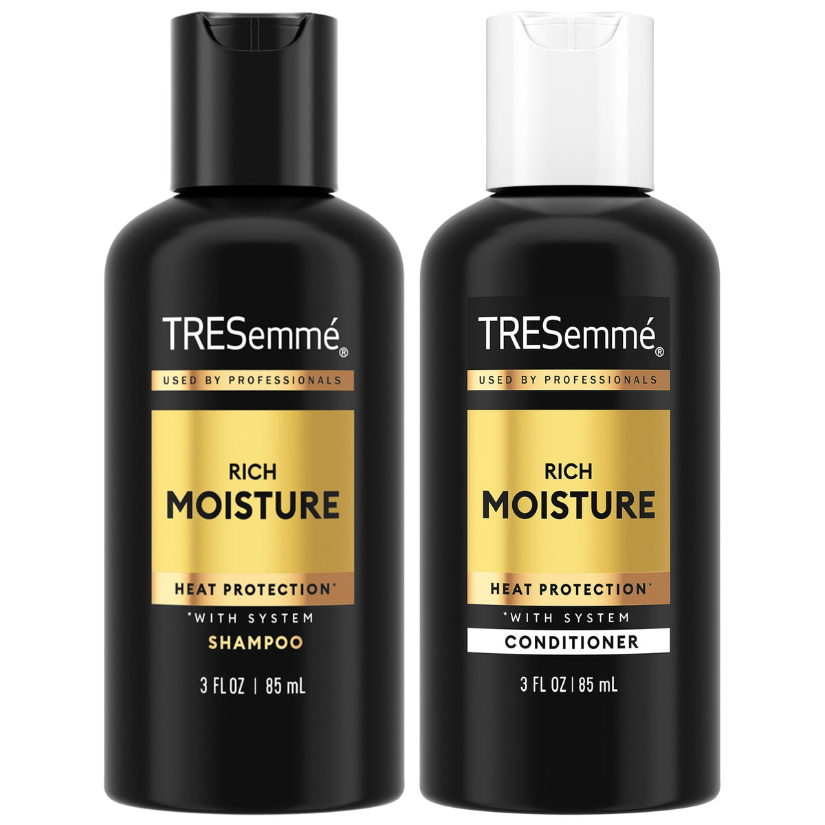 TRESemmé champú hidratante de viaje para cabello seco, brillo suave