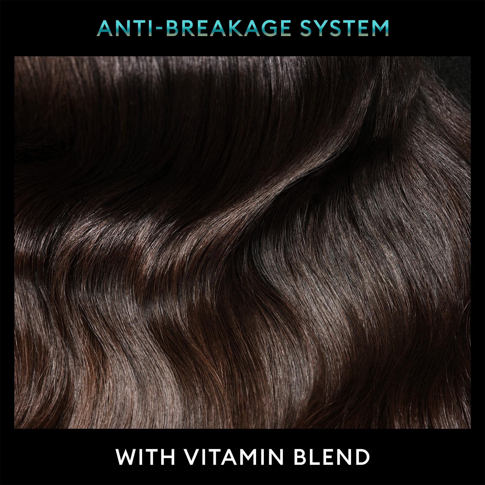 TRESemmé Vitamin Blend ingredients close-up indicating nourishing formula.