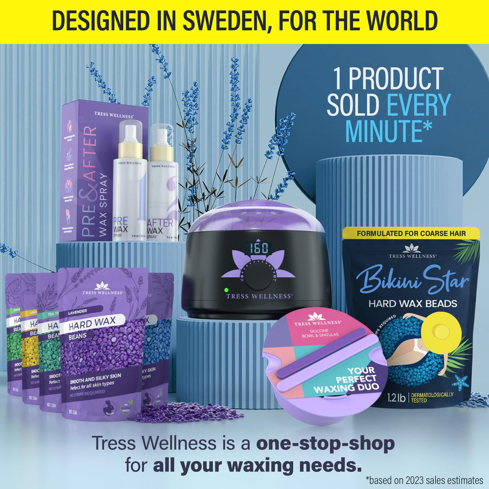 Aroma Sea Kissed durante la depilación con Tress Wellness