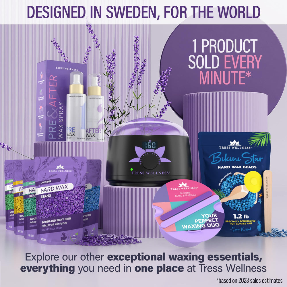 Tress Wellness bikini area aftercare for sensitive skin post-wax.