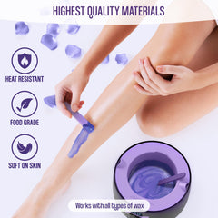 Espátula de silicona pequeña de Tress Wellness para recoger exceso de cera