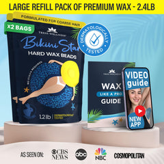 Kit de Tress Wellness con dos paquetes para bikini, fácil de usar