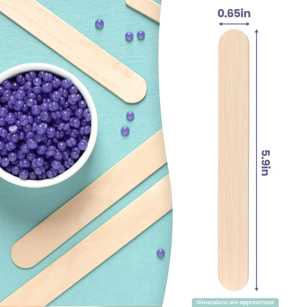 Palitos grandes de cera para cuerpo y rostro de Tress Wellness, aplicación precisa.