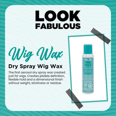 Definición de puntas para acabado suave con Wig Wax.