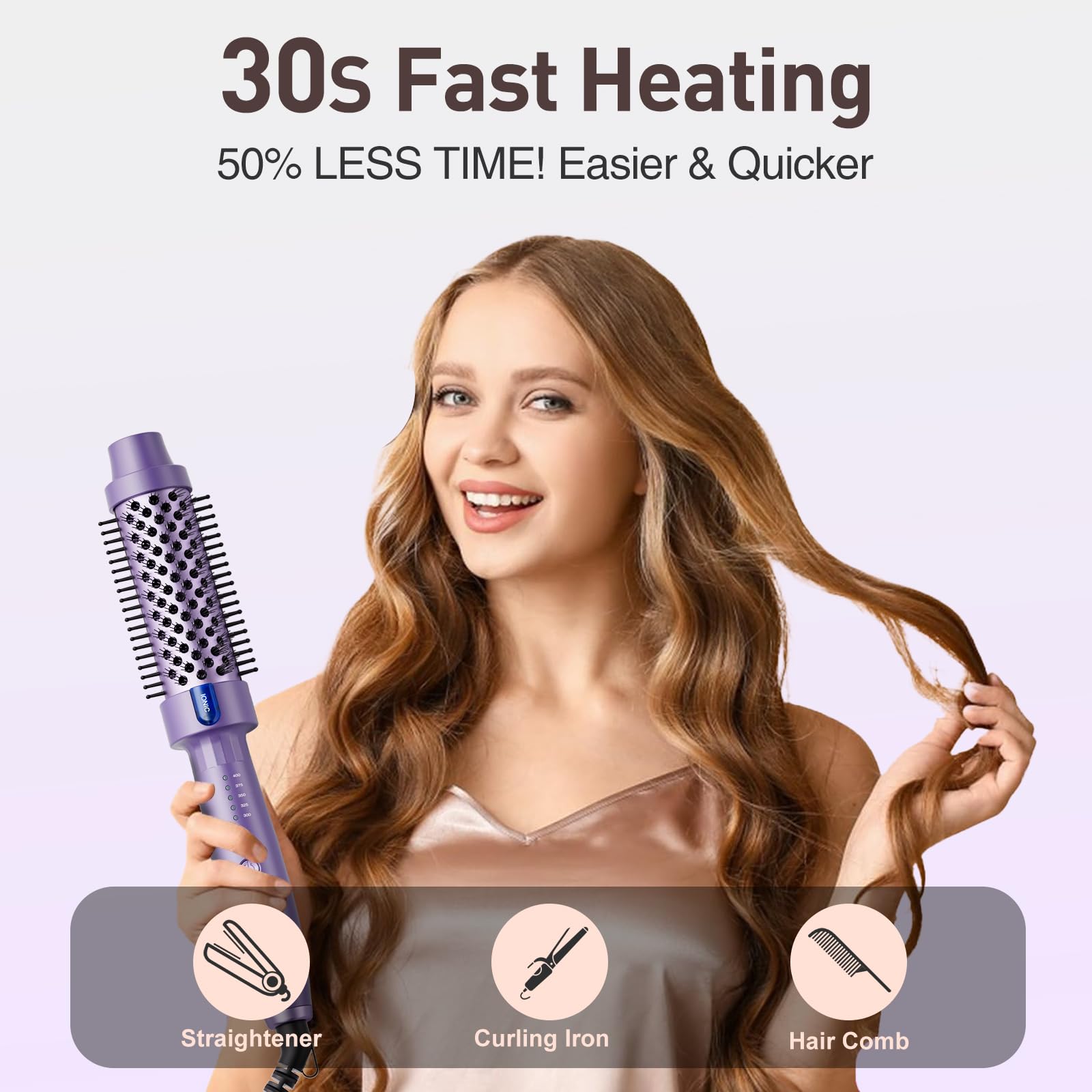 Tresses Touch apagado automático de 60 minutos para seguridad