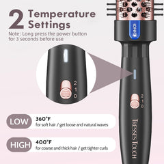 Tresses Touch, opciones de calor para distintos tipos de cabello