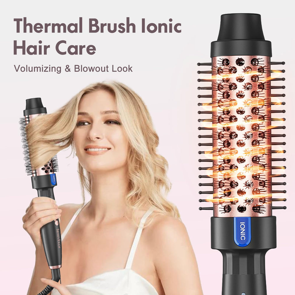 Tresses Touch con iones negativos reduciendo encrespado
