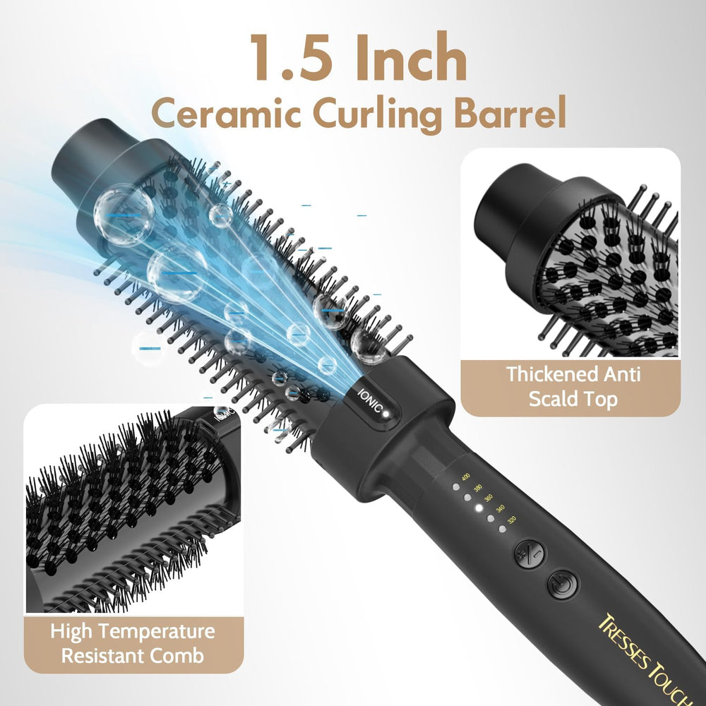 Tresses Touch con iones negativos para reducir estática y frizz