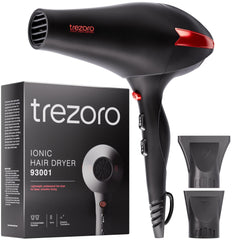 TREZORO secador profesional con motor HeatPro, secado rápido y silencioso