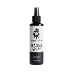 Tribal Chimp spray de sal marina, lata 250ml con volumen ligero y textura natural.