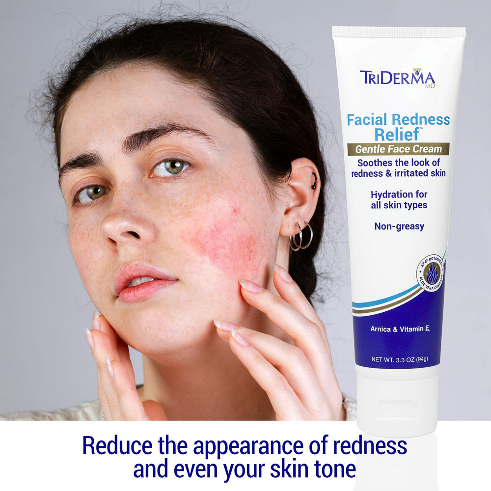 TriDerma crema hidratación para piel sensible de textura suave