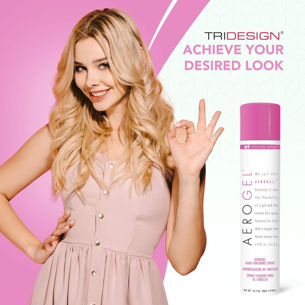 TRIDESIGN Aerogel efecto ligero sin residuos visibles.