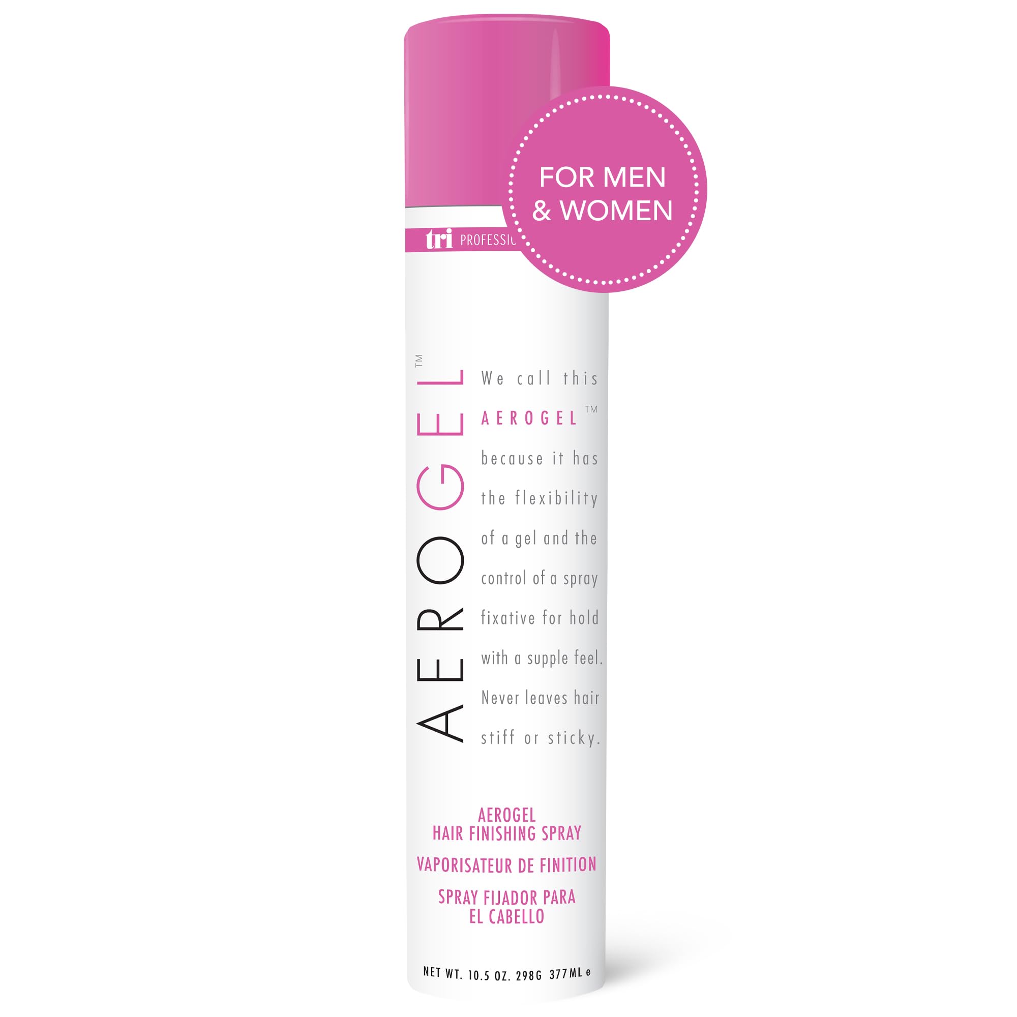 TRIDESIGN Aerogel fijador, botella, fijación duradera y flexible.