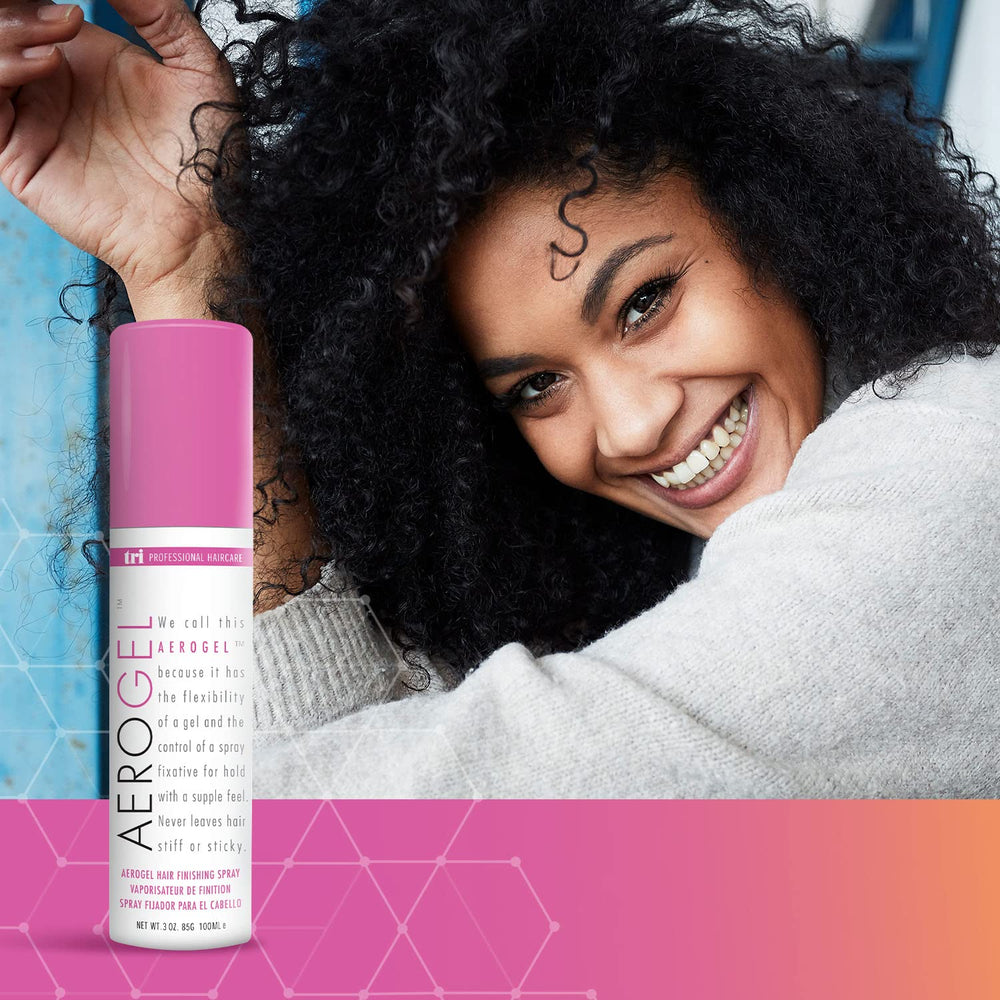 TRIDESIGN Aerogel para-todo-tipo-cabello fijación ligera y cómoda.