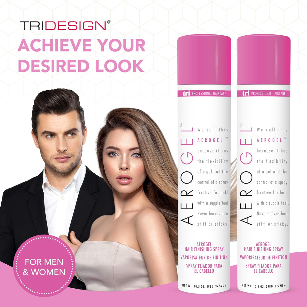 TRIDESIGN Aerogel uso diario para peinados duraderos.