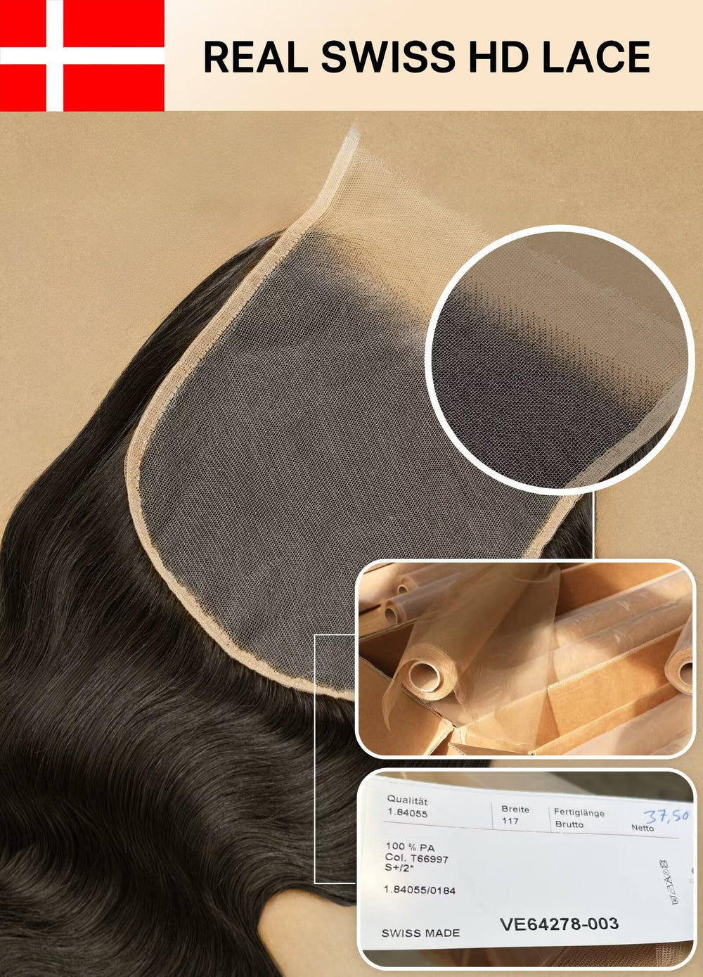 Triippy encaje que se adapta a tonos de piel para una fusión real