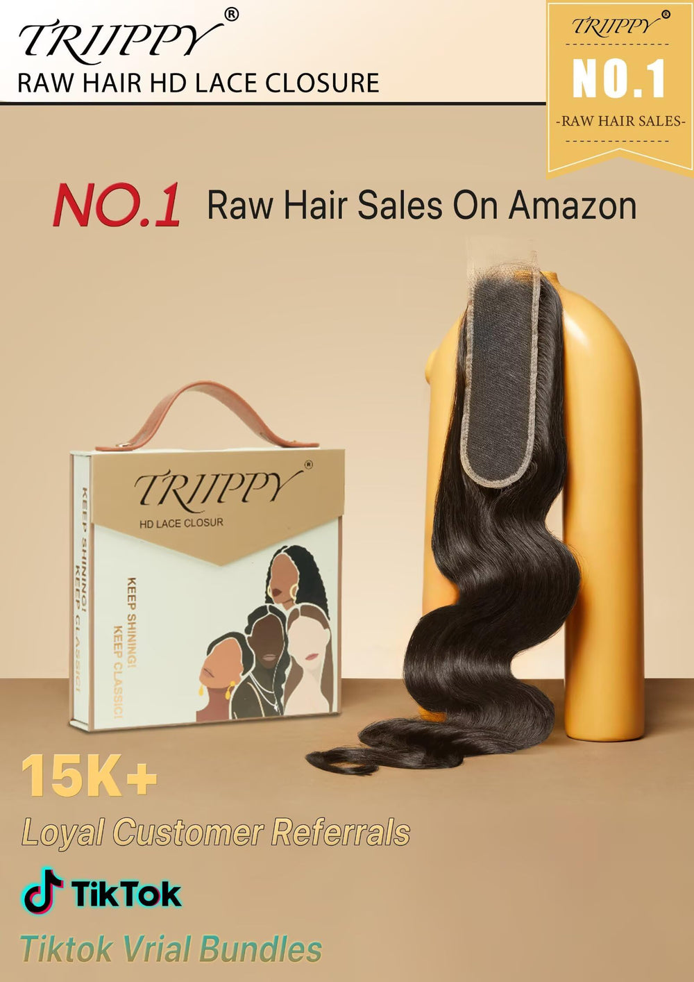 Triippy encaje HD suizo ultra fino de 0,10 mm para una línea invisible
