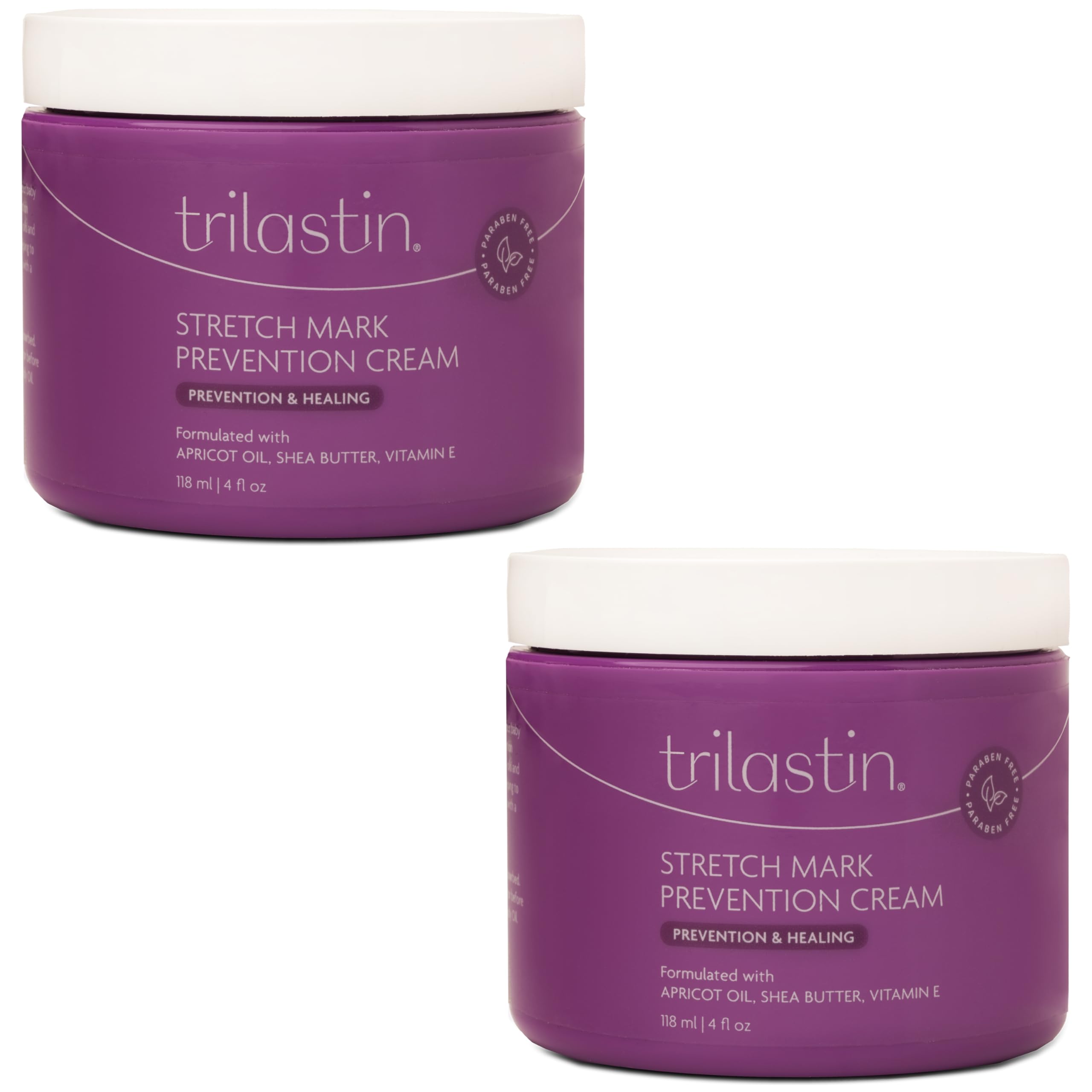 TriLASTIN Maternidad: crema en envase, hidratación suave para piel sensible durante el embarazo