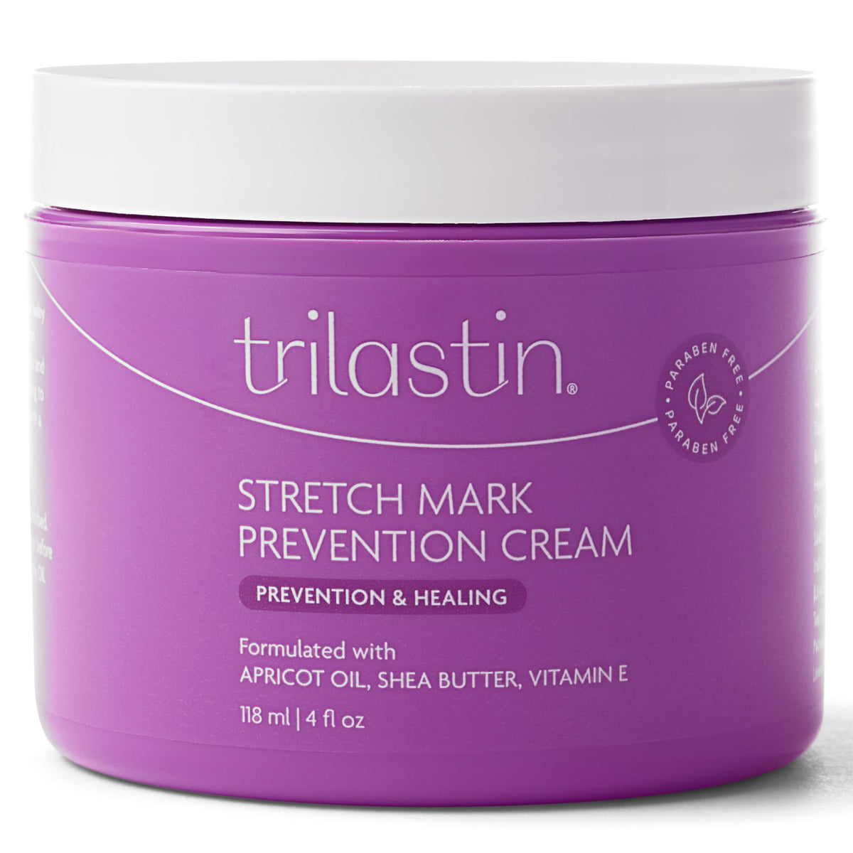 TriLASTIN Maternidad crema para barriga, mejora la elasticidad y confort diario.